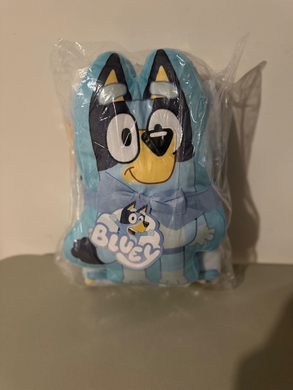 NWT BLUEY Shaped Pillow and Throw Set